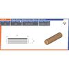 Ø8x30 mm Wooden Dowel