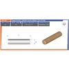 Ø8x35 mm Wooden Dowel